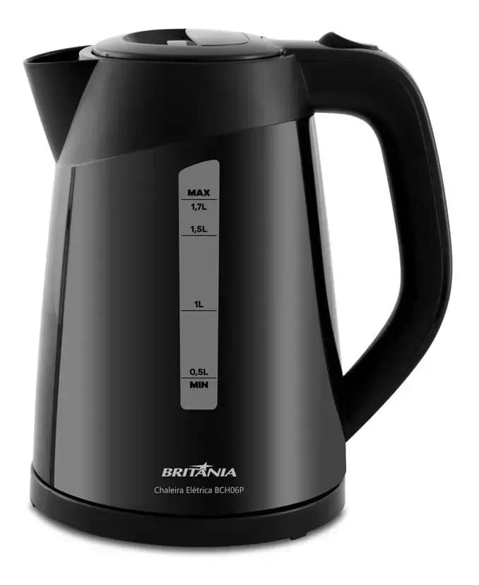 Chaleira Elétrica Bch06p 1,7 Litros Preta Britânia 220v Preto