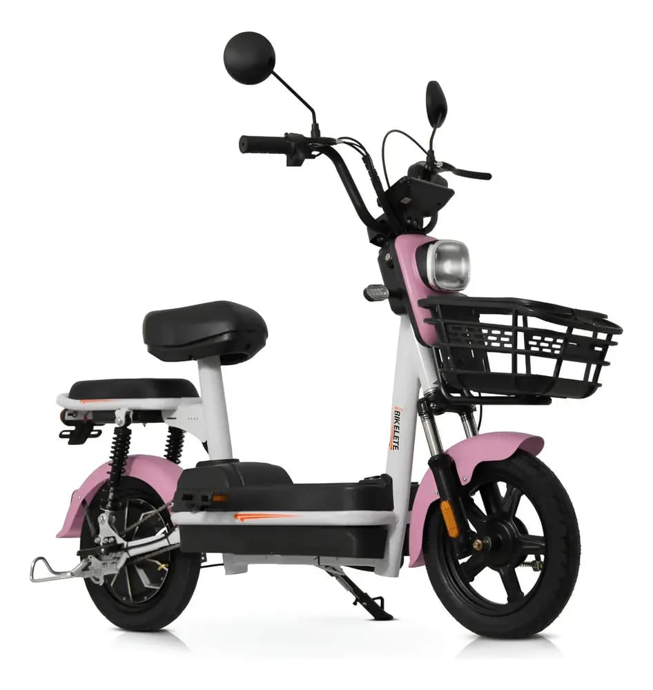 Bicicleta Elétrica Smart Mt-5 Motor 500w Bateria 48v 12ah cor rosa