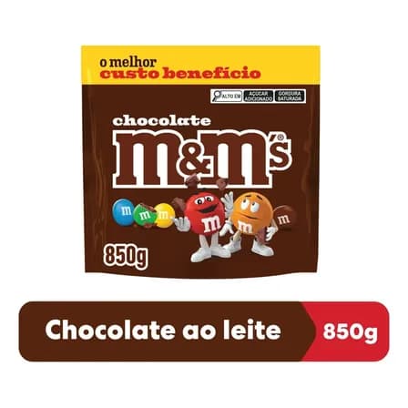 Confeito De Chocolate Ao Leite 850g M&m's Mms