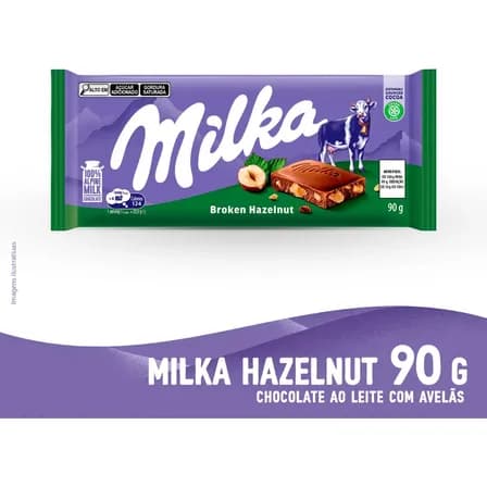 Chocolate Milka Avelã 90g