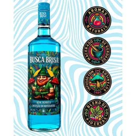 Busca Brisa Coquetel Elixir Licor Agave Ervas Rum Original
