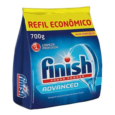 Detergente para Lava Louças em Pó Finish Power Powder Advanced 700g