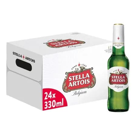 Cerveja Stella Artois Long Neck 330ml (24 Garrafas) Kit